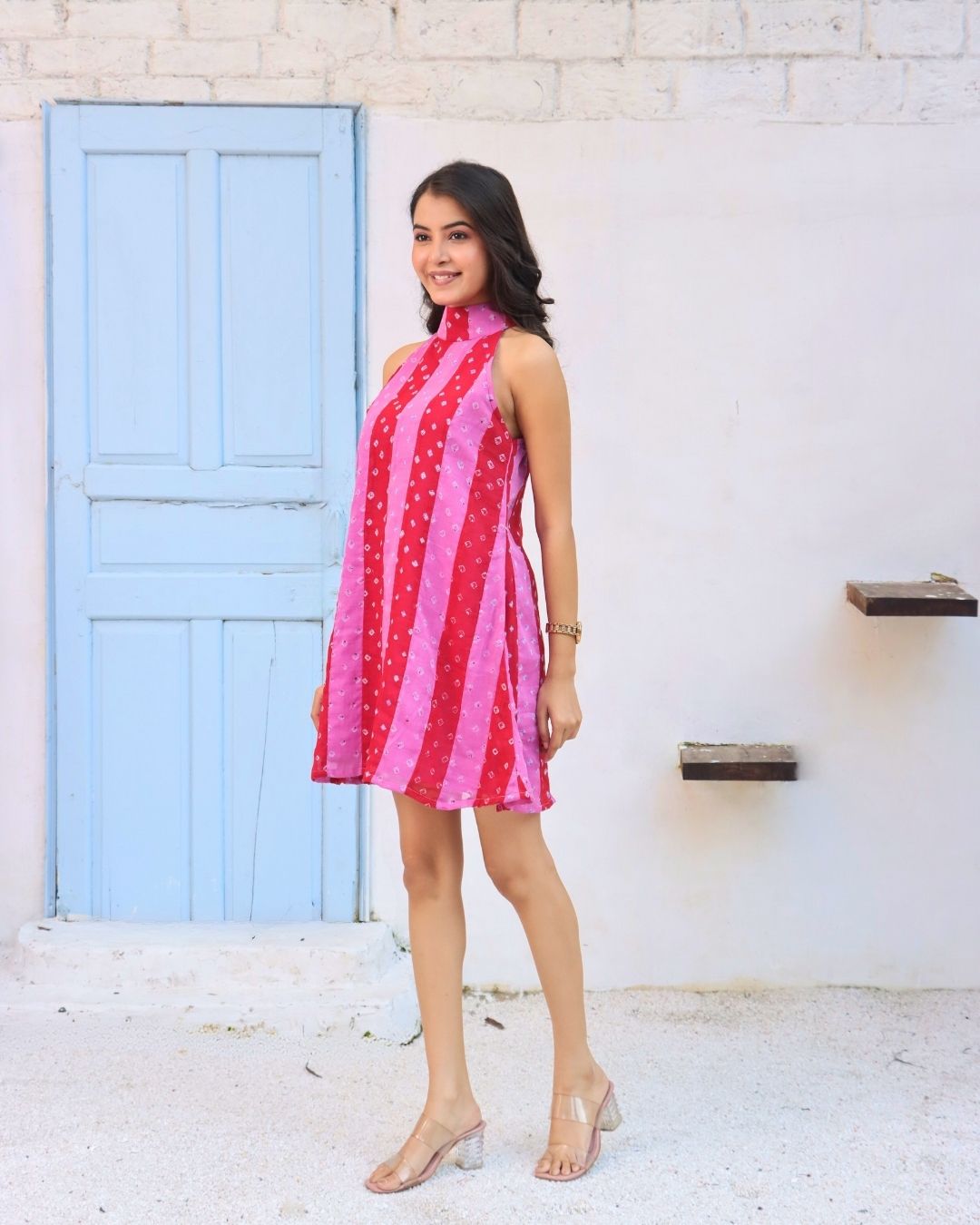 Florae - Bandhani Short Dress