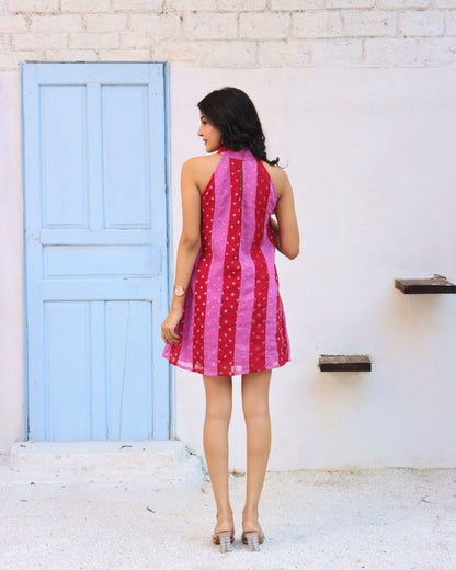 Florae - Bandhani Short Dress