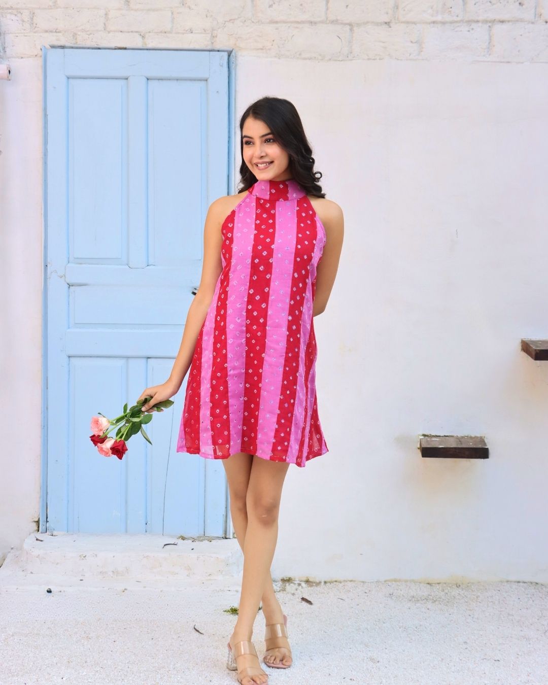 Florae - Bandhani Short Dress